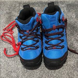Merrell Jeep Women’s Blue and Red Hiking Boots